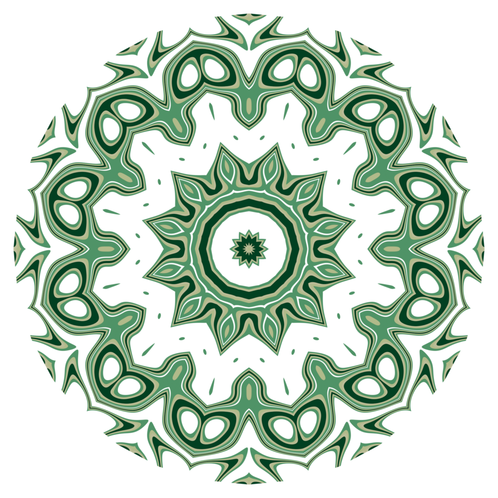 mandala mönster prydnad png