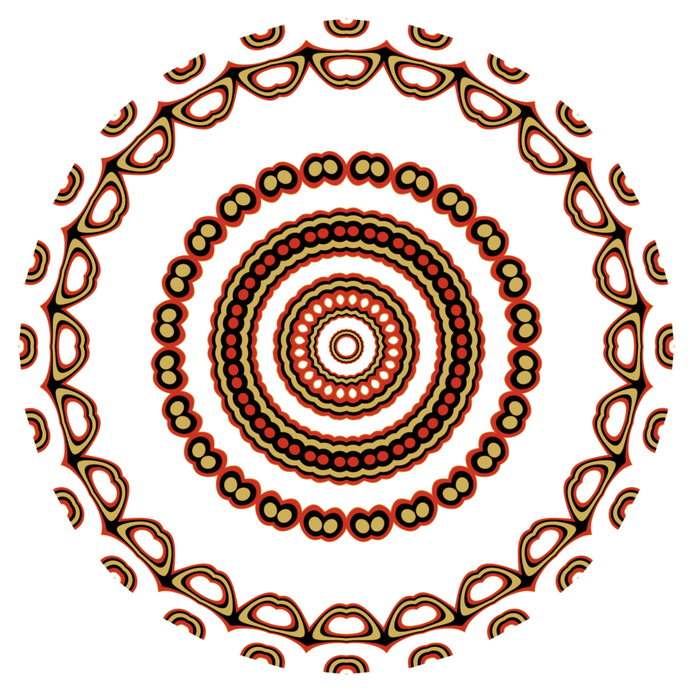 ilustração de padrão de mandala png