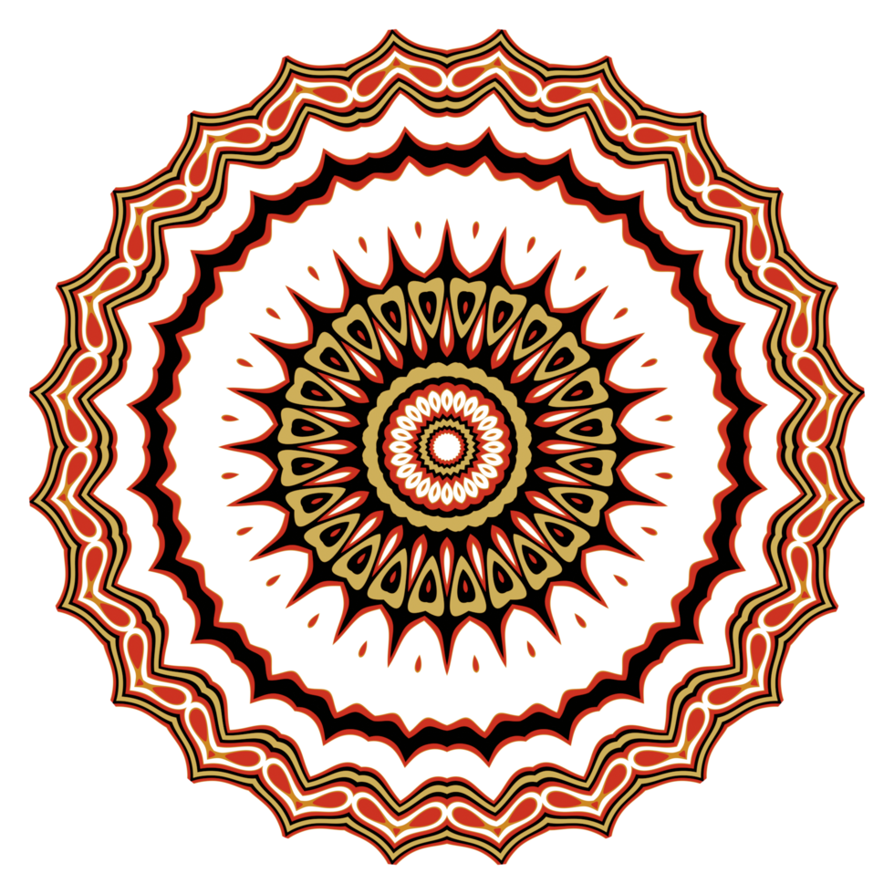 mandala mönster illustration png