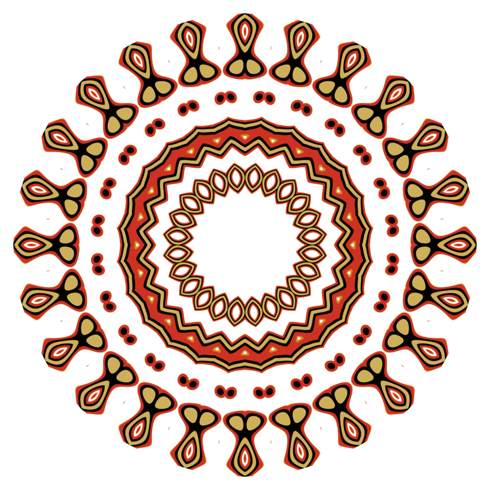 ilustração de padrão de mandala png