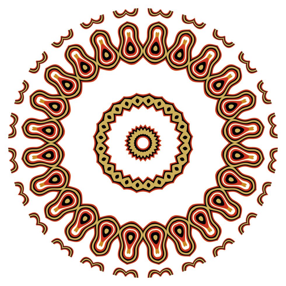 Mandala pattern illustration png