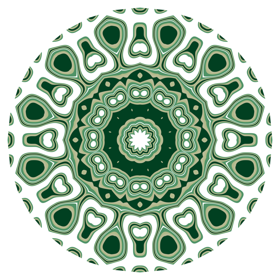 Mandala pattern ornament png