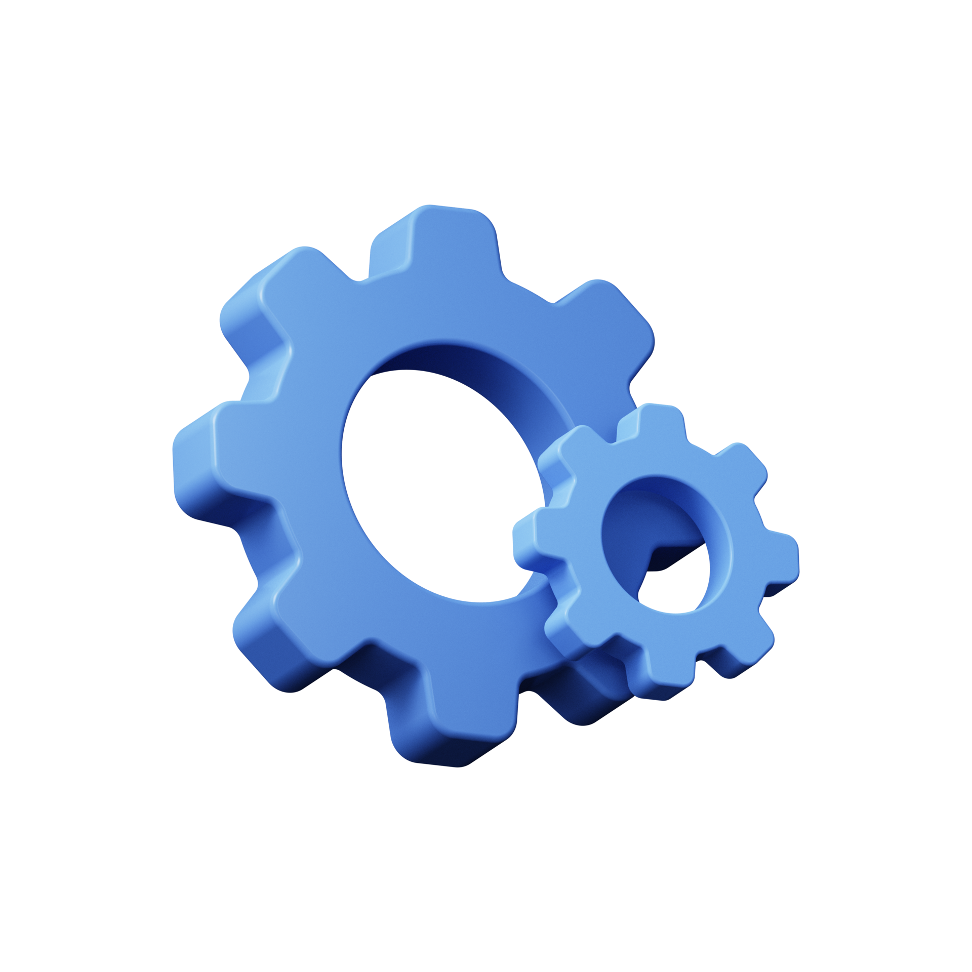 Settings icon. Gear. 3d render 10286672 PNG