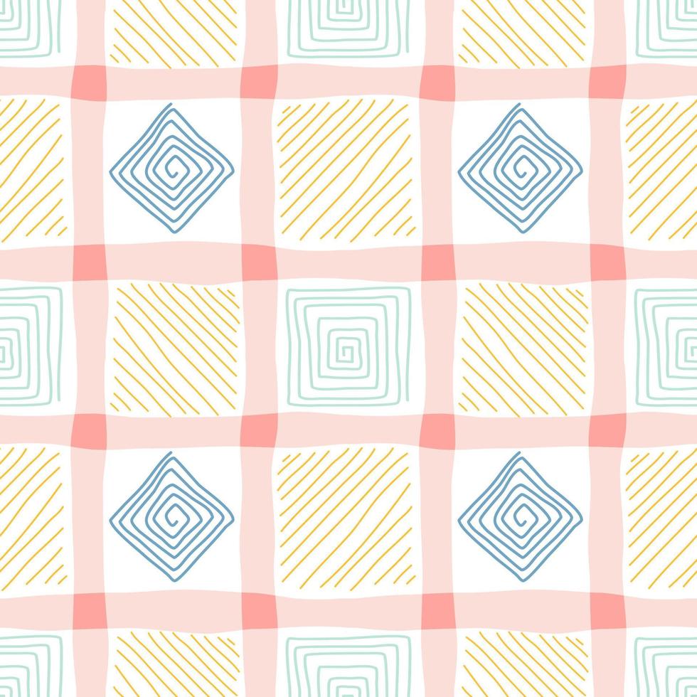 Seamless abstract pattern. Fabric pattern. vector