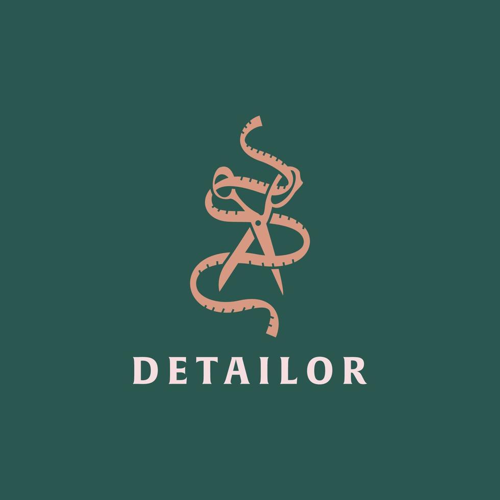 Tailor Scissors Logo vector