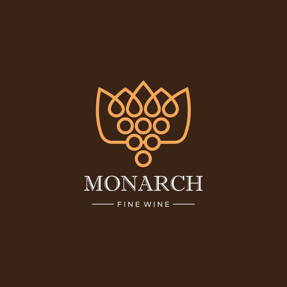 Wine King Logo vector