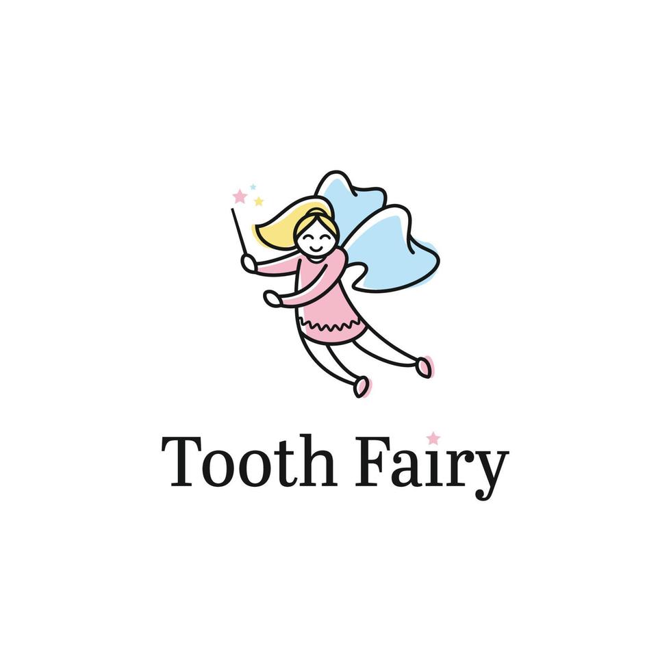 Tooth Fairy Logo vector