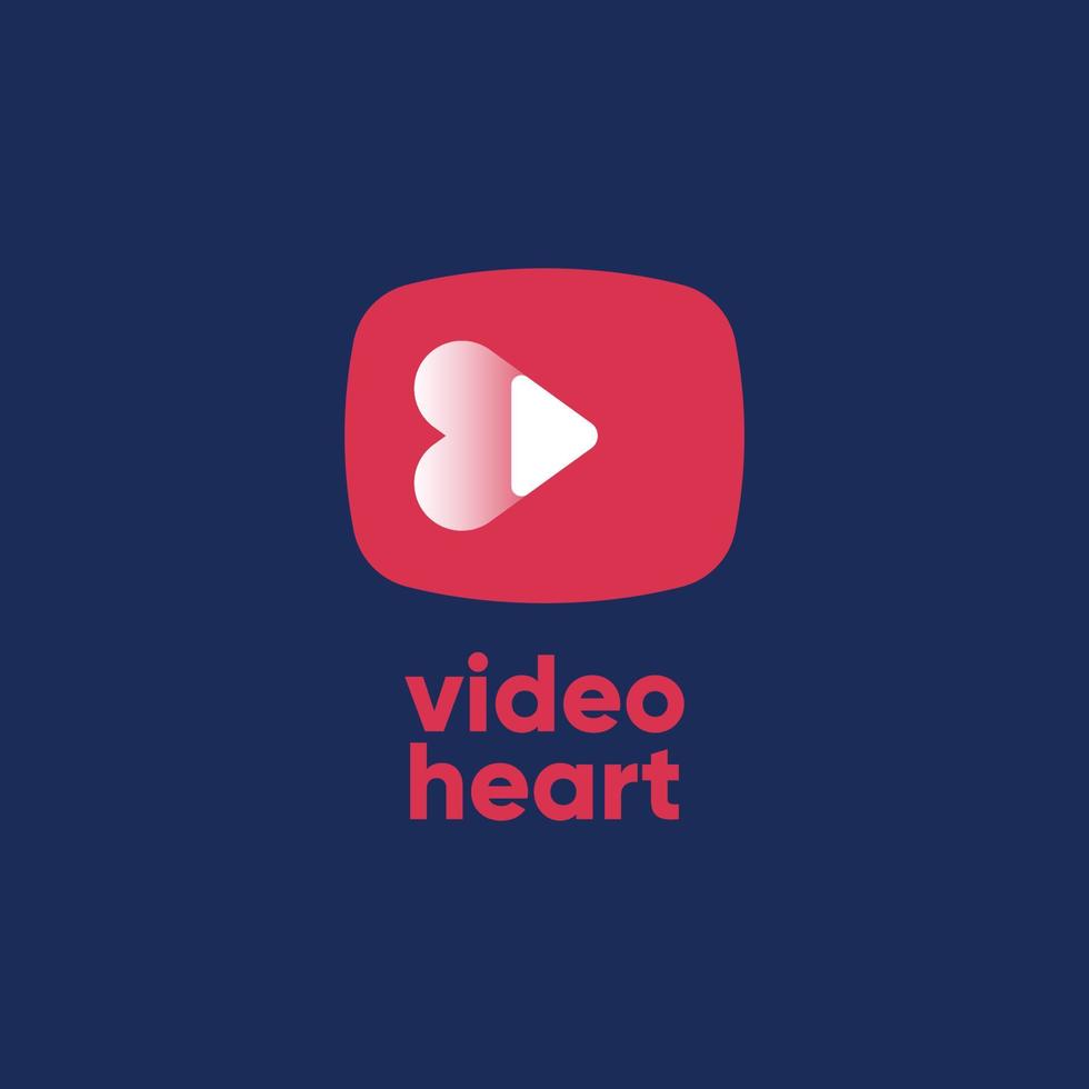 Video Love Logo vector