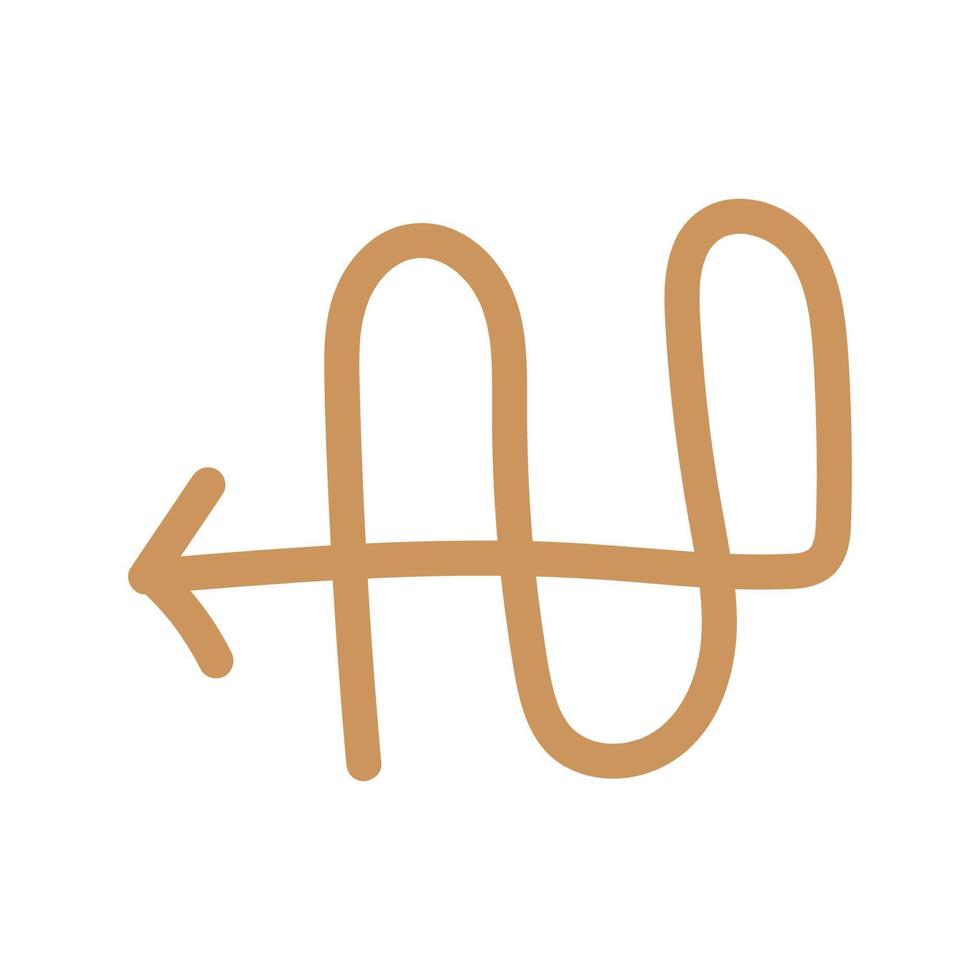 cute arrow element vector illustration