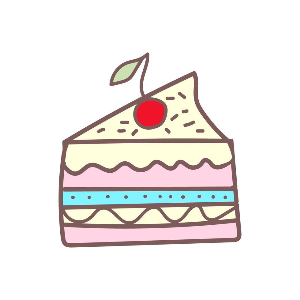 cake party vector elements illustration