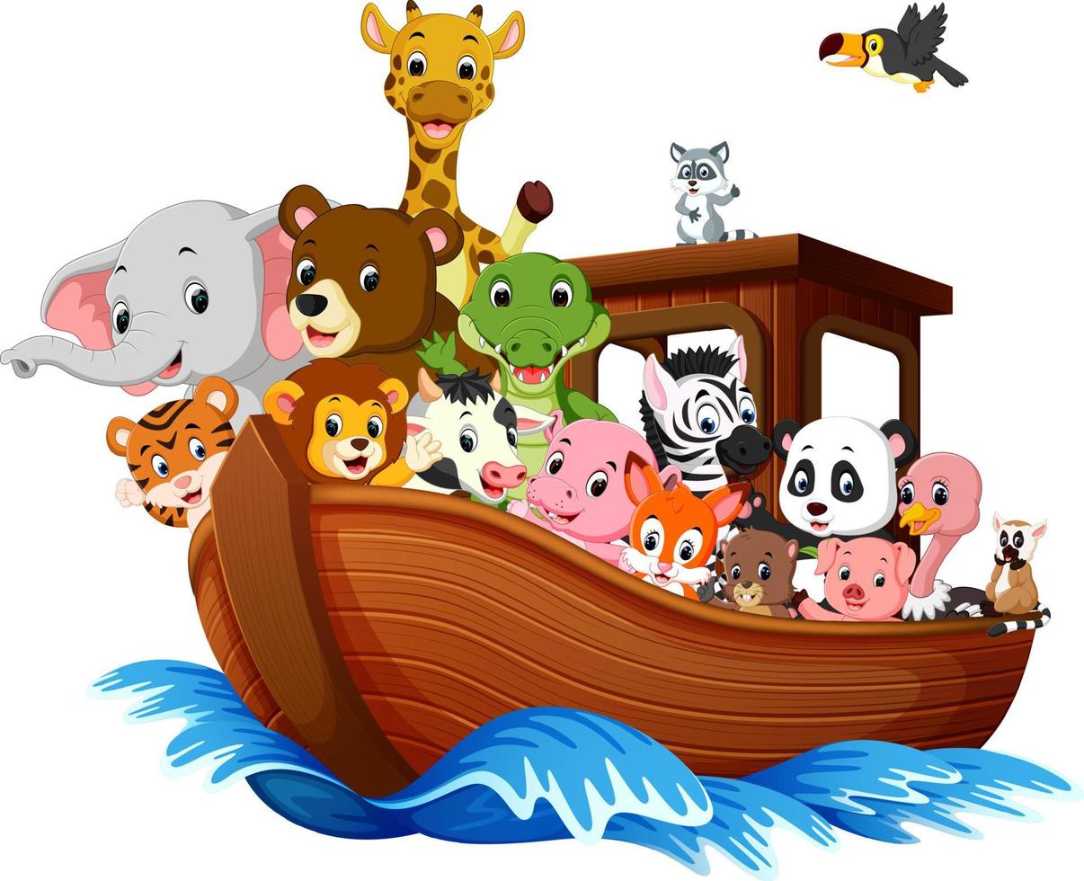 Noah's Ark cartoon vector
