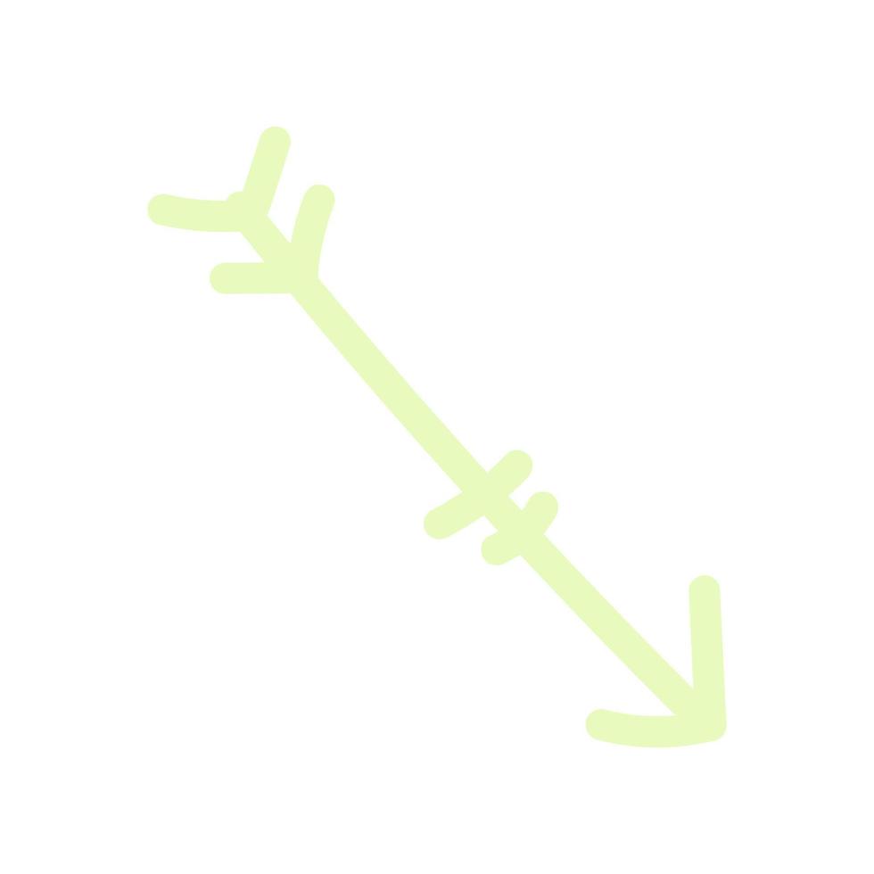 cute arrow element vector illustration