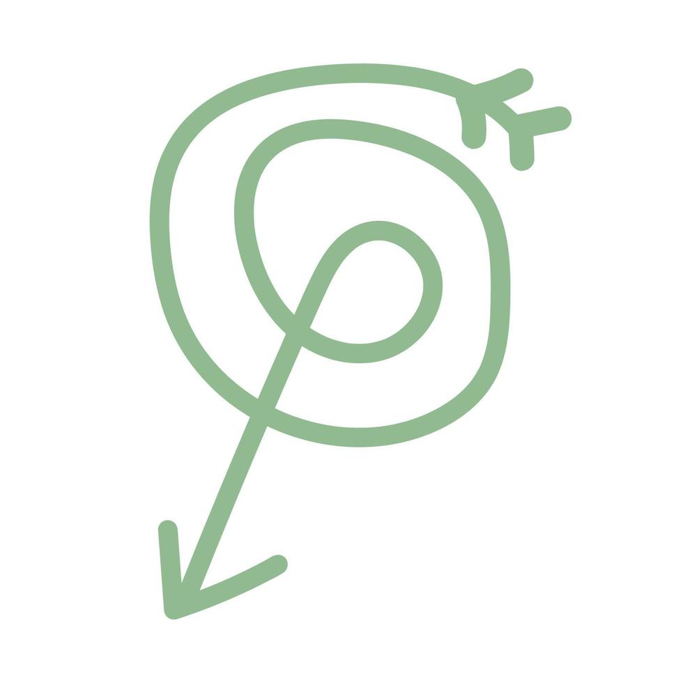 cute arrow element vector illustration