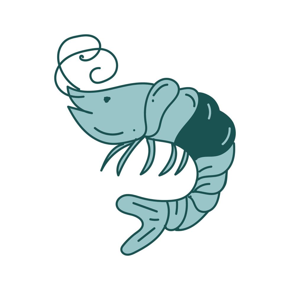 Lobster hand drawn vector illustration design element