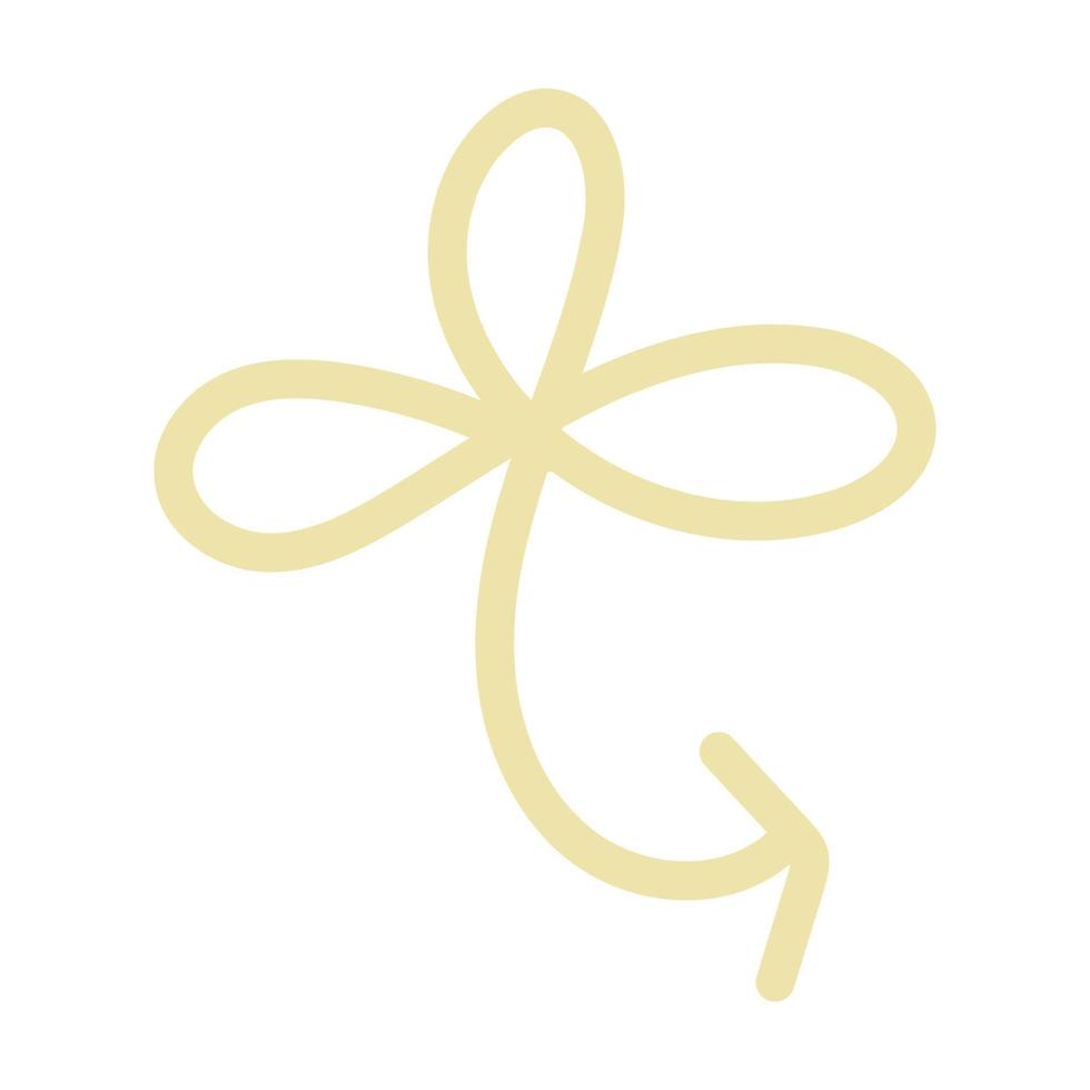 cute arrow element vector illustration