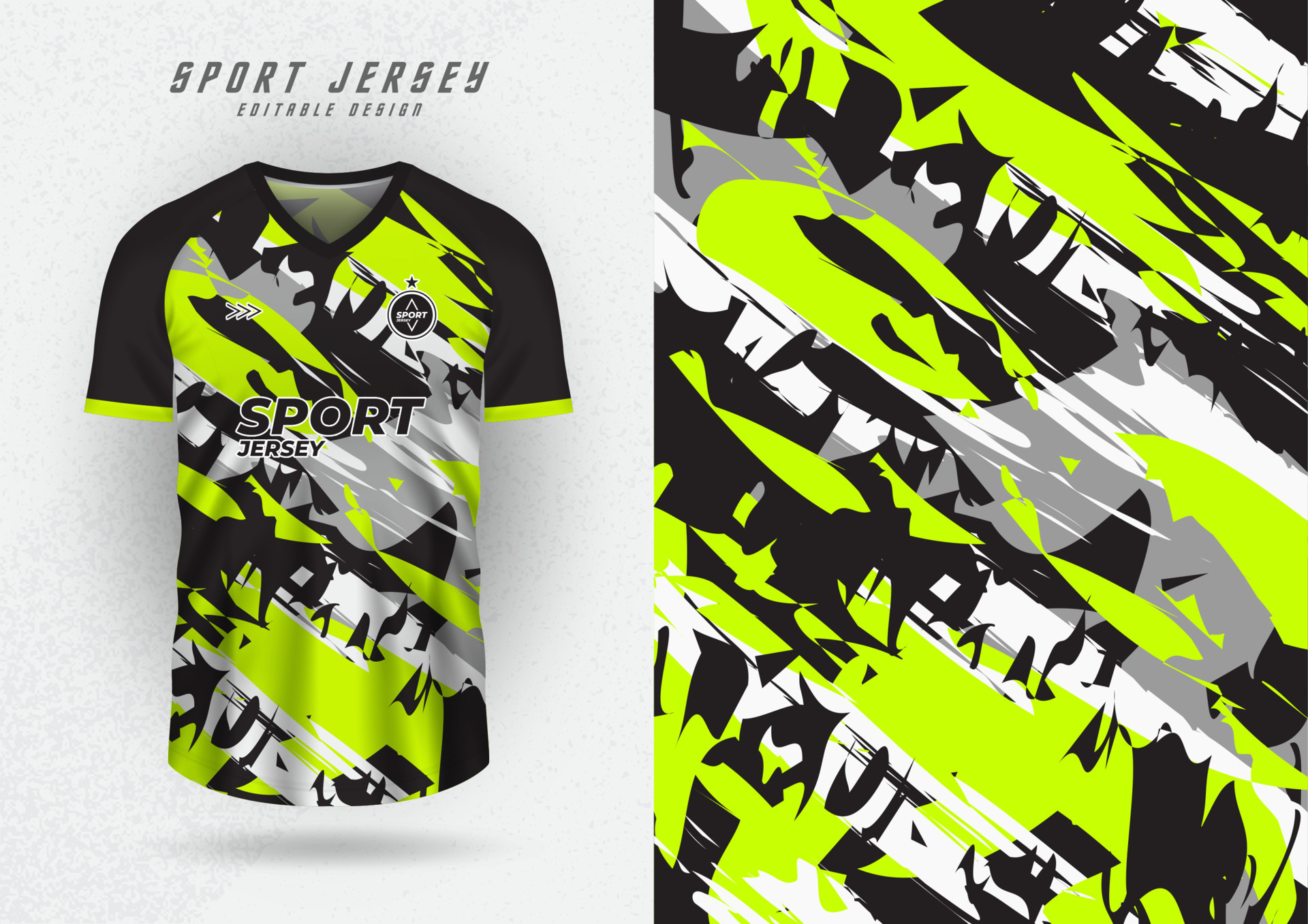 Background mock up for sports jersey, jersey, running shirt, lime