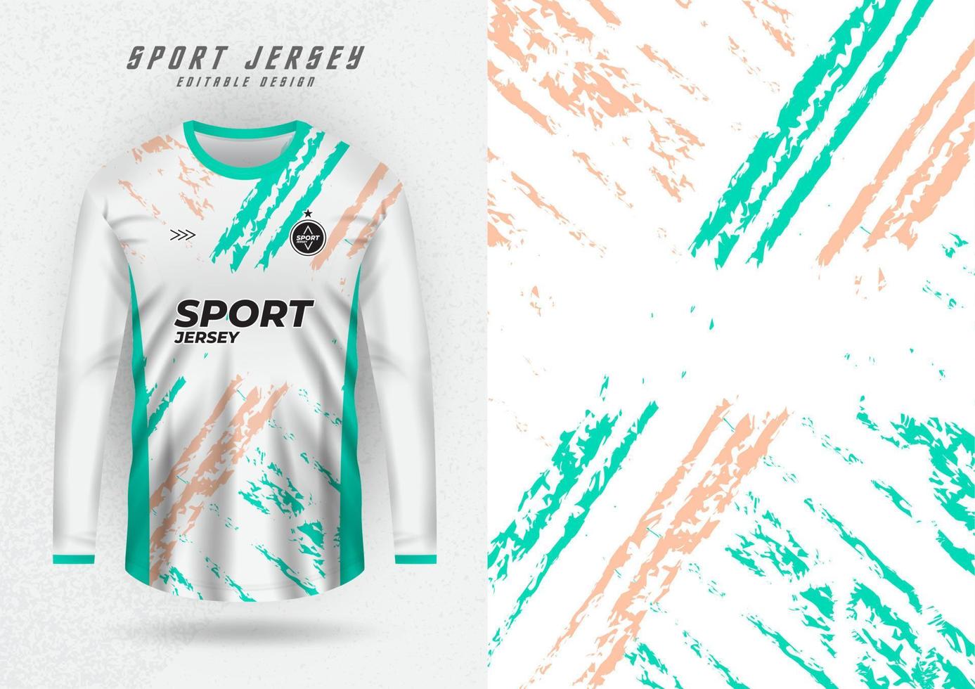 Background template for sports jerseys, shirts, running shirts, light green and light brown stripes. vector