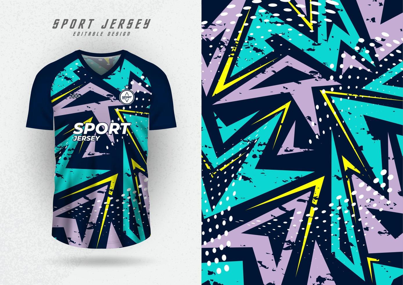 Background mock up for sports jerseys, jerseys, running shirts, jigsaw designs for sublimation. vector