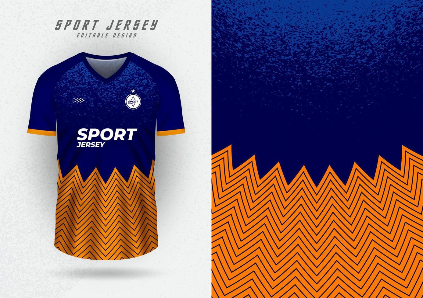 Background mock up for sports jerseys, jerseys, running shirts, zigzag designs. Half body for sublimation. vector