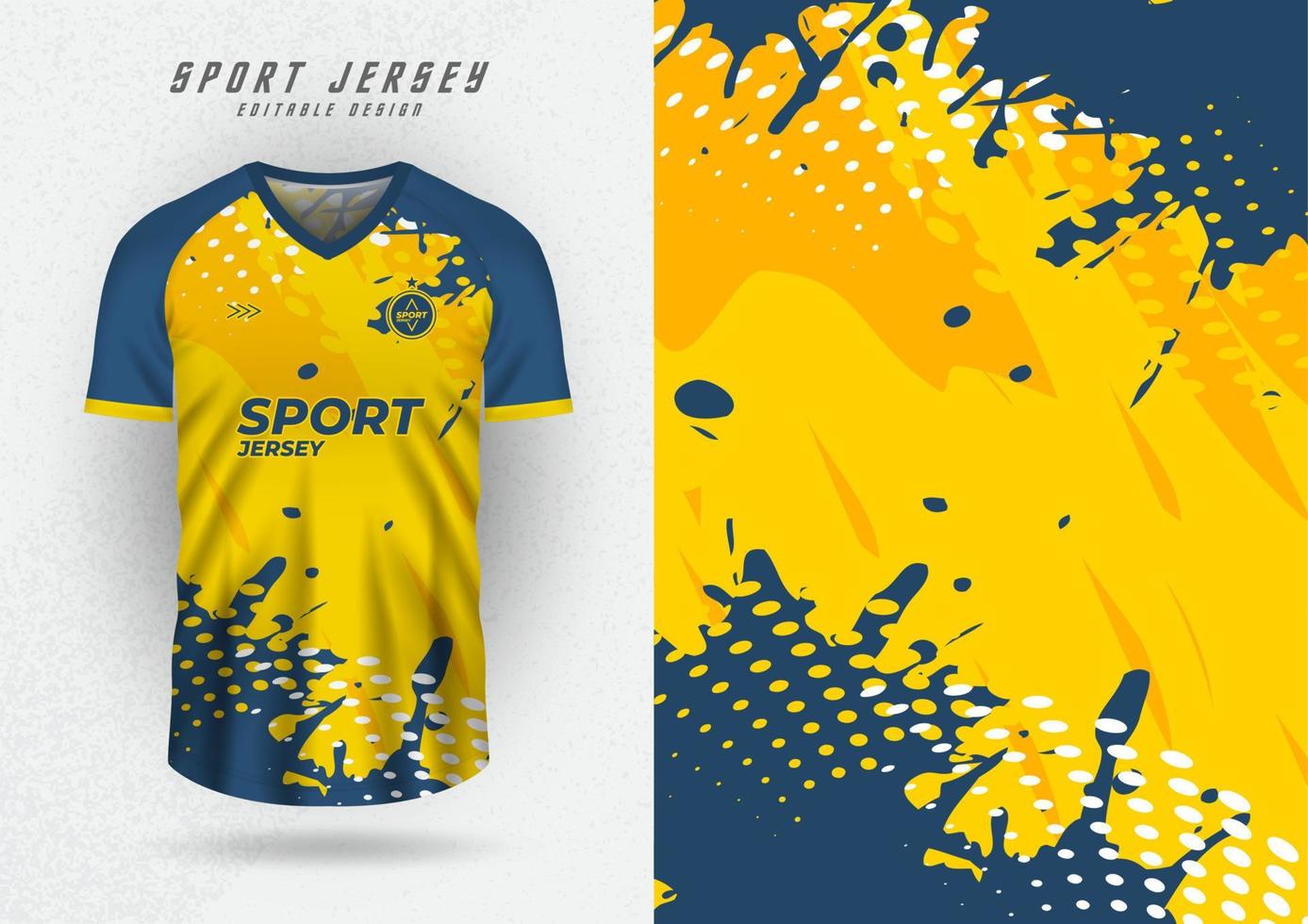 Background mock up for sports jerseys, jerseys, running shirts, side stripes for sublimation. vector