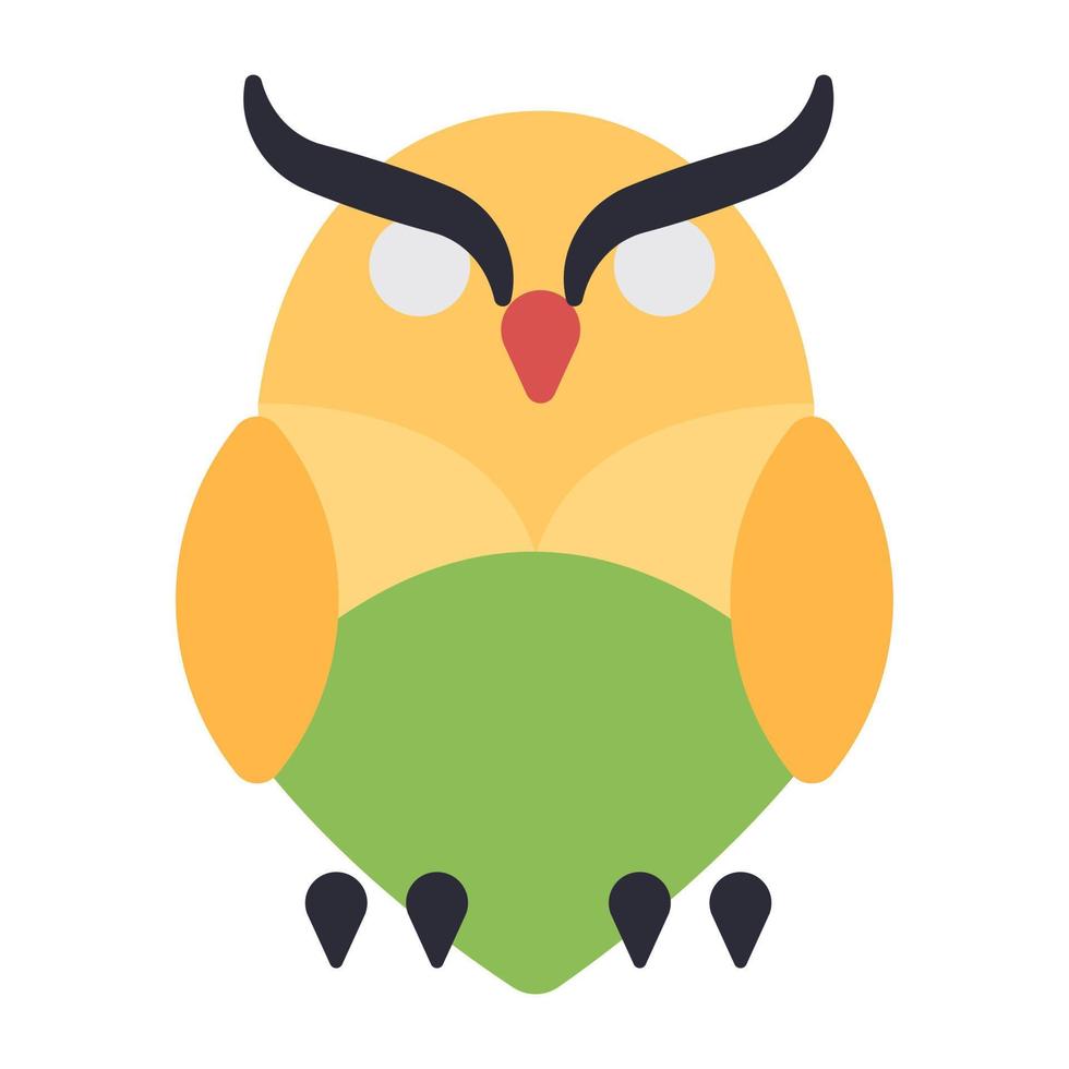 Own icon in flat design vector