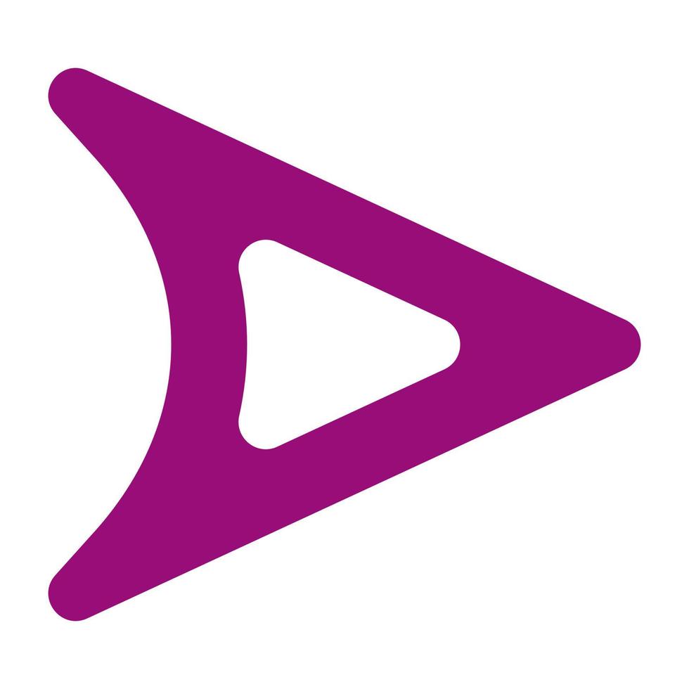 A colorful design icon of cursor arrow vector