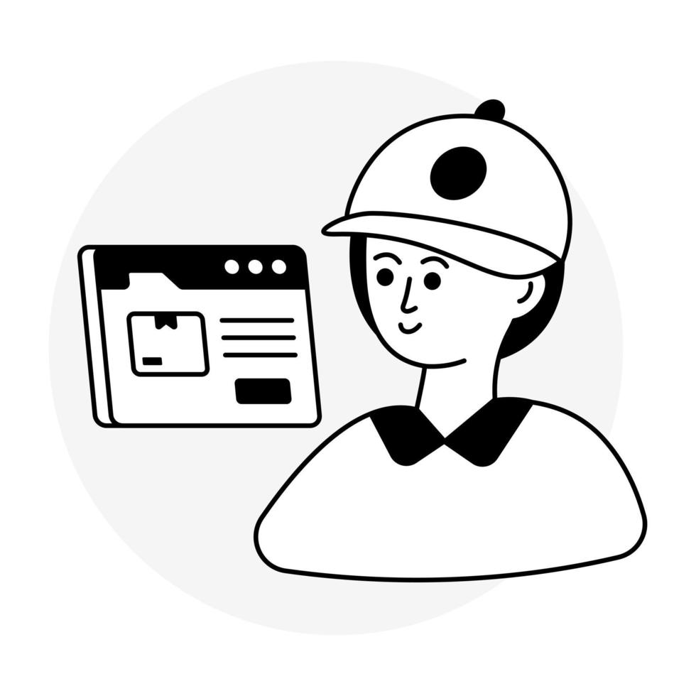 Editable design icon of logistic website 10289625 vector art at vecteezy