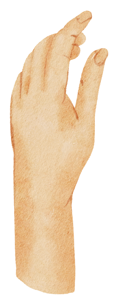 gesto de aquarela png