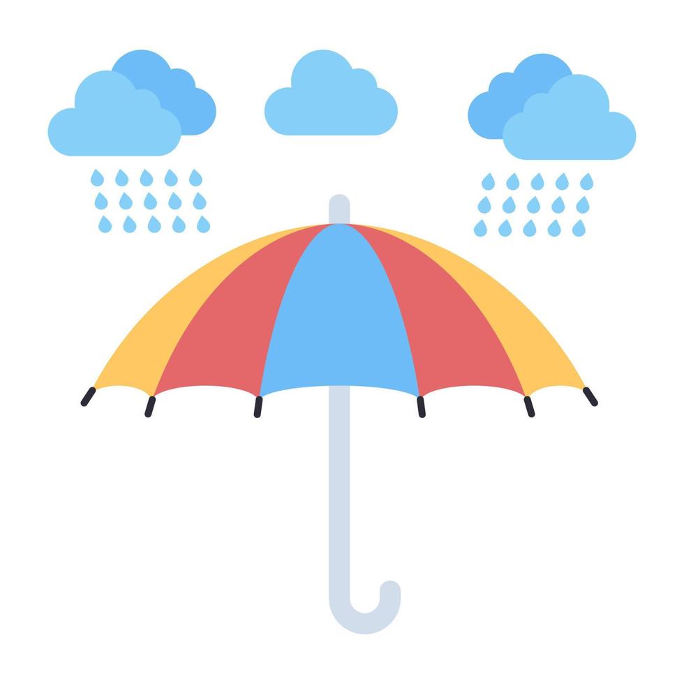 Modern design icon of rainshade vector