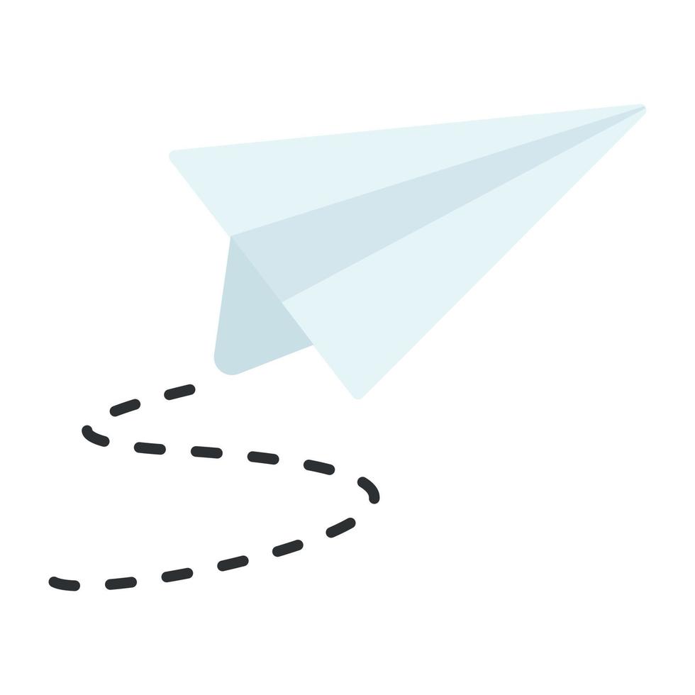 Conceptual flat design icon of send message vector