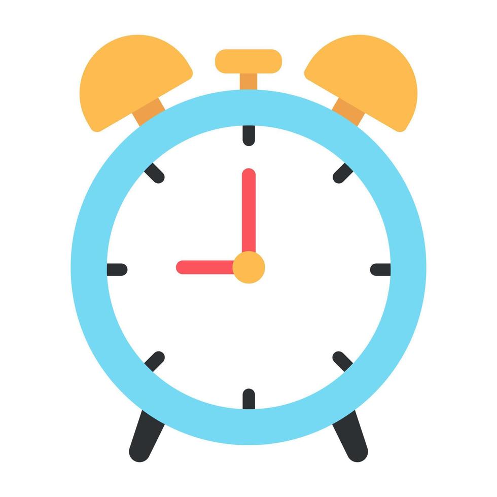 icono de diseño moderno de reloj despertador vector