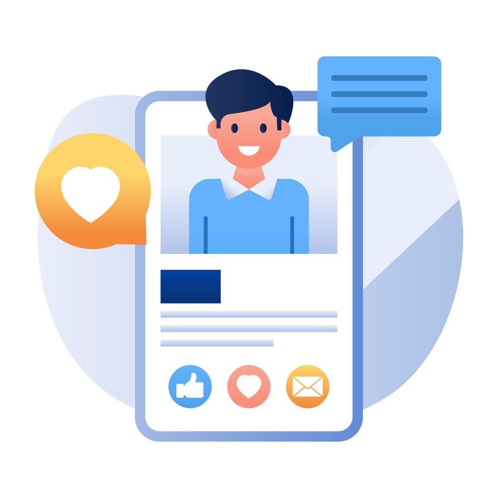 Modern design icon of mobile video chat vector
