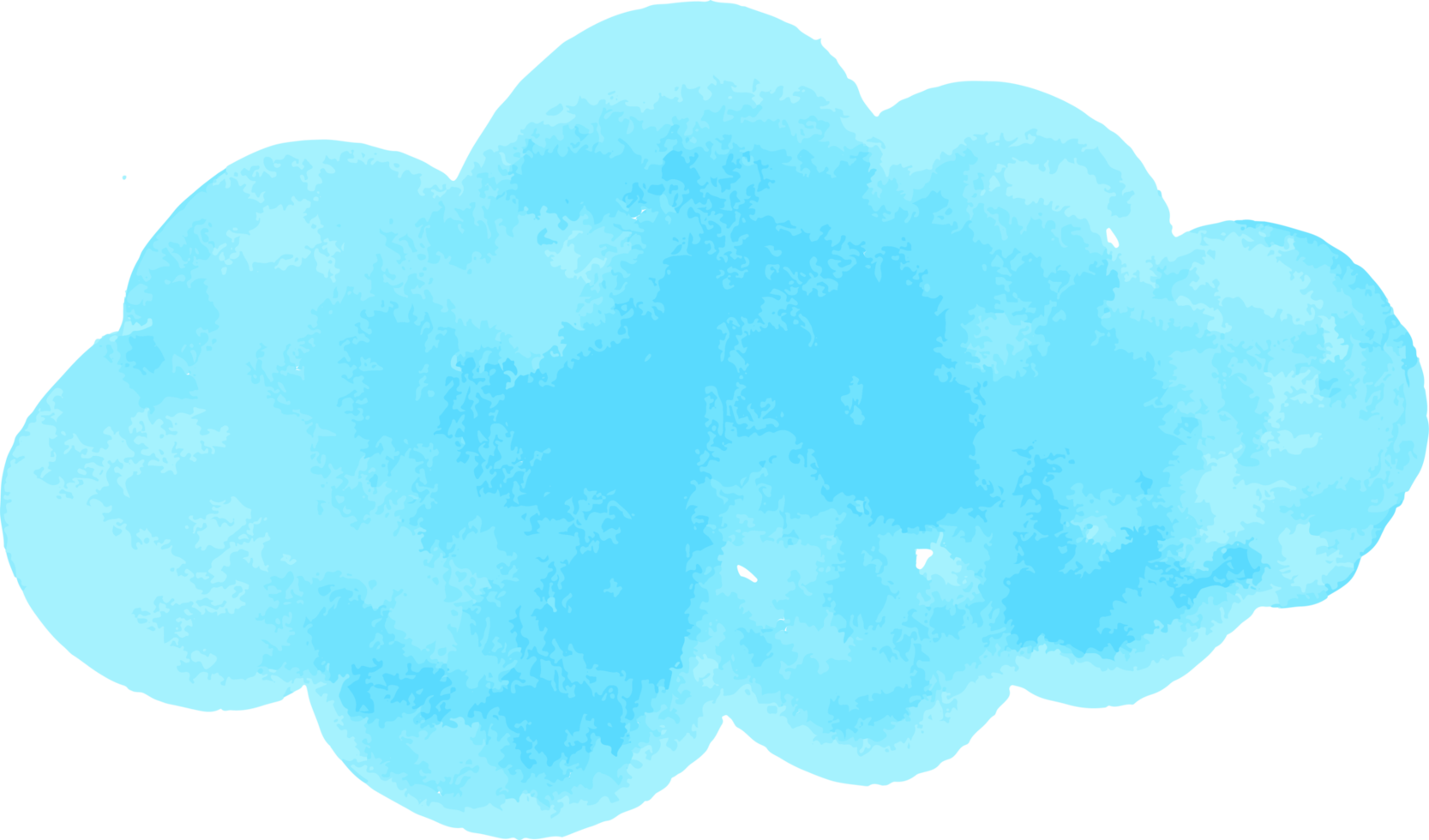 peinture à la main aquarelle nuage png