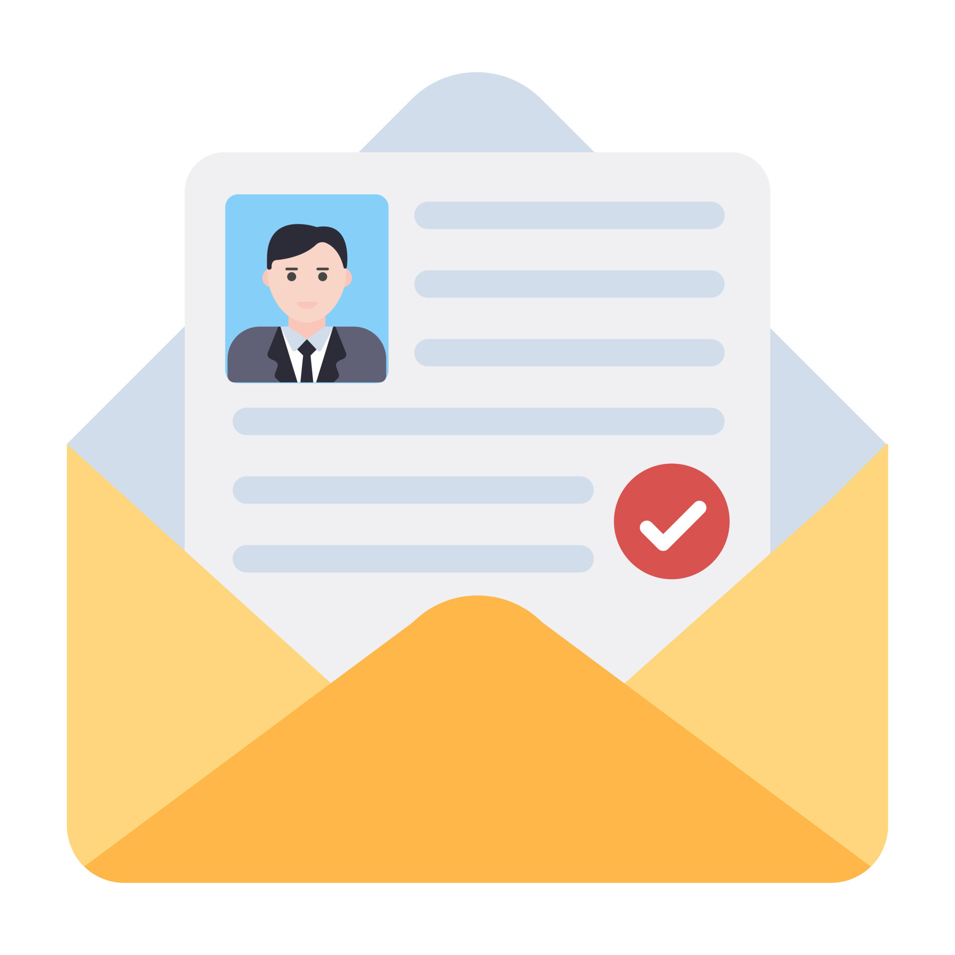 An editable design icon of cv envelope 10290351 Vector Art at Vecteezy