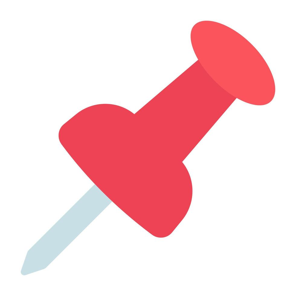 Thumbtack icon in unique design vector