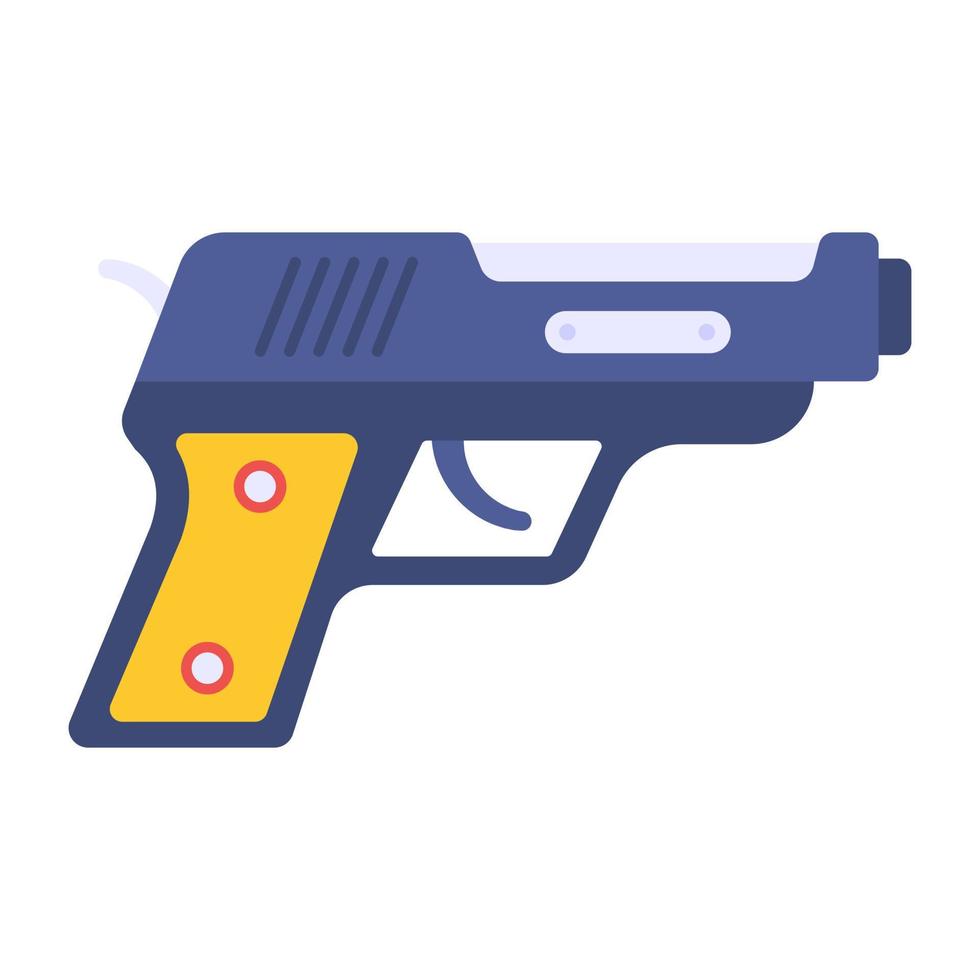 un icono de diseño único de pistola vector