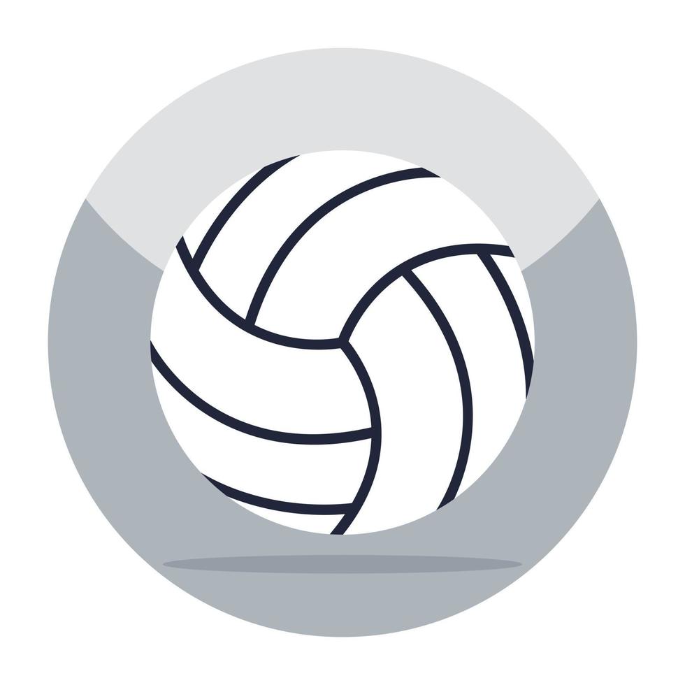 icono de diseño editable de voleibol vector