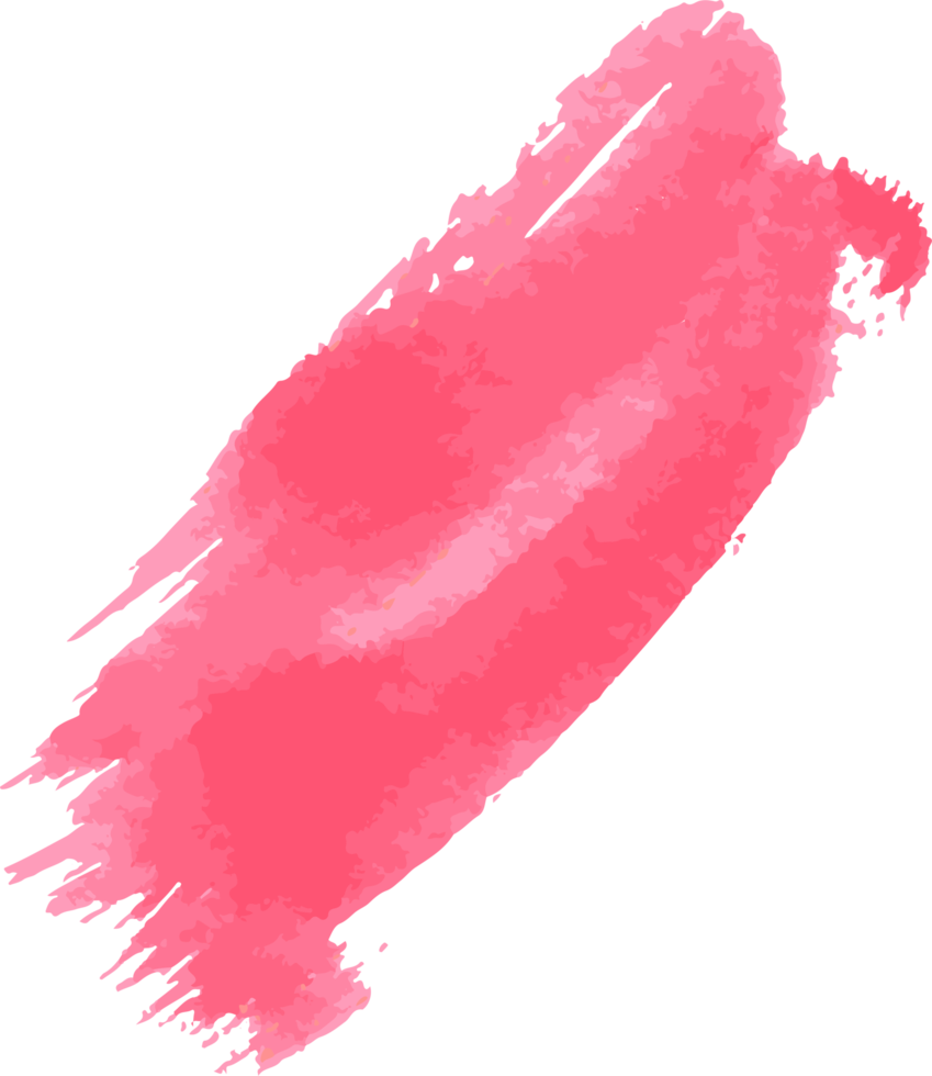 pincelada de aquarela vermelha png