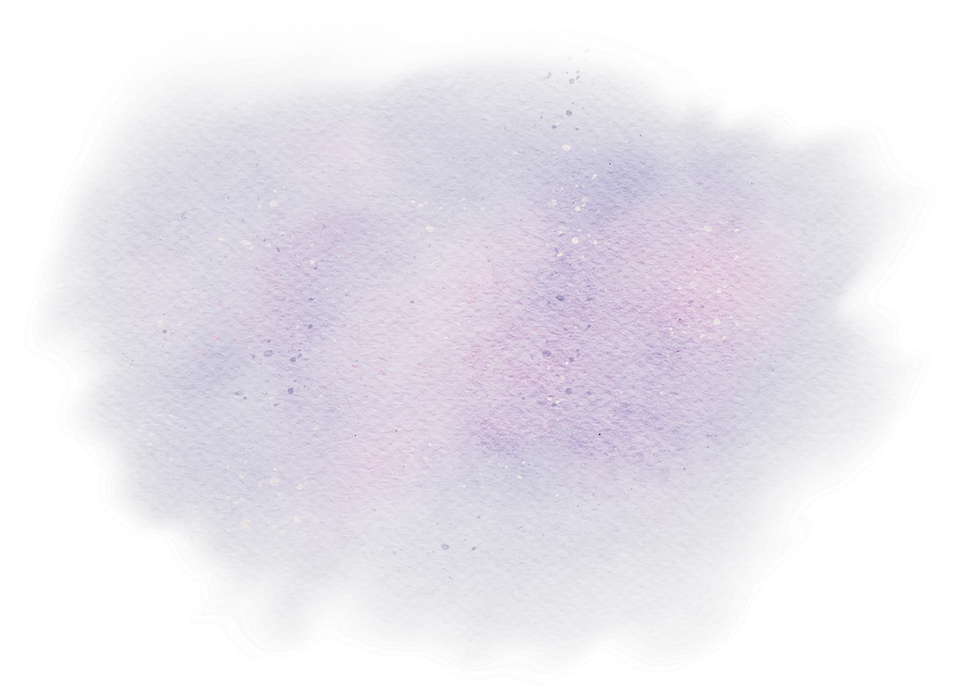 nuvem de pintura à mão em aquarela png