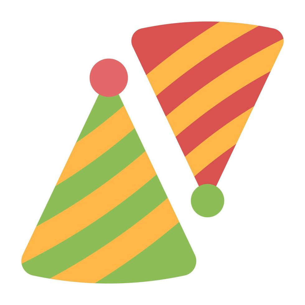 icono de concepto de celebración de fiestas, vector de confeti