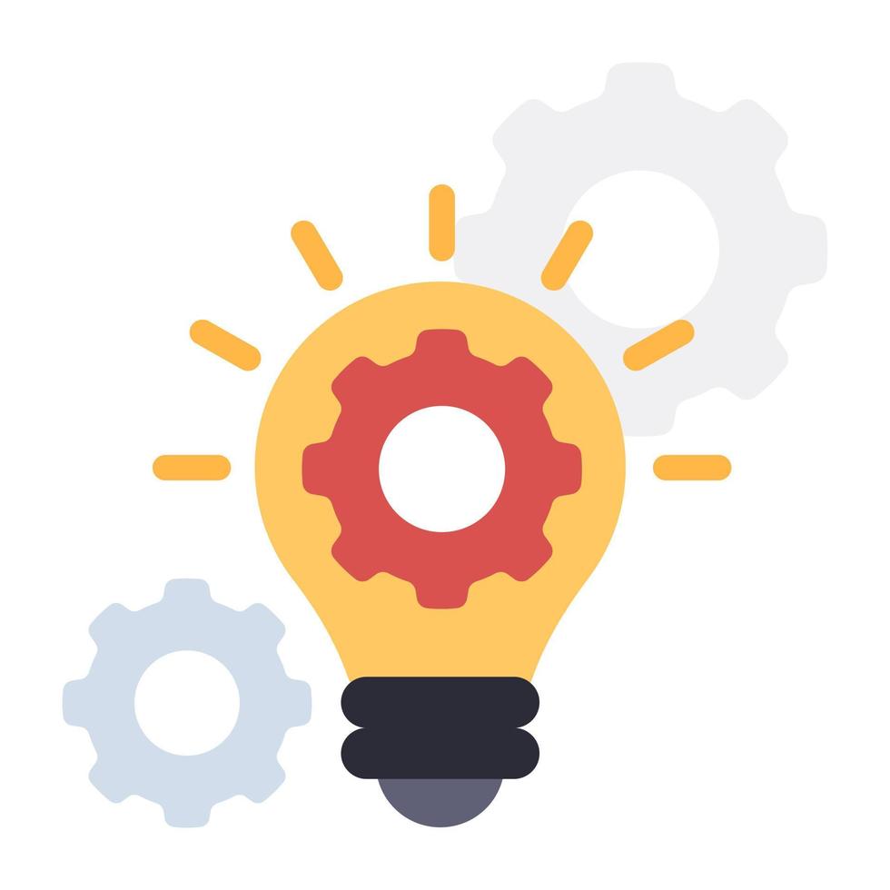 An icon design of idea generation vector