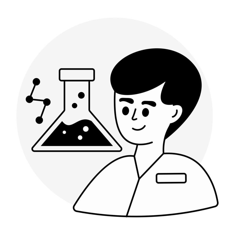 A premium download icon of experiment vector