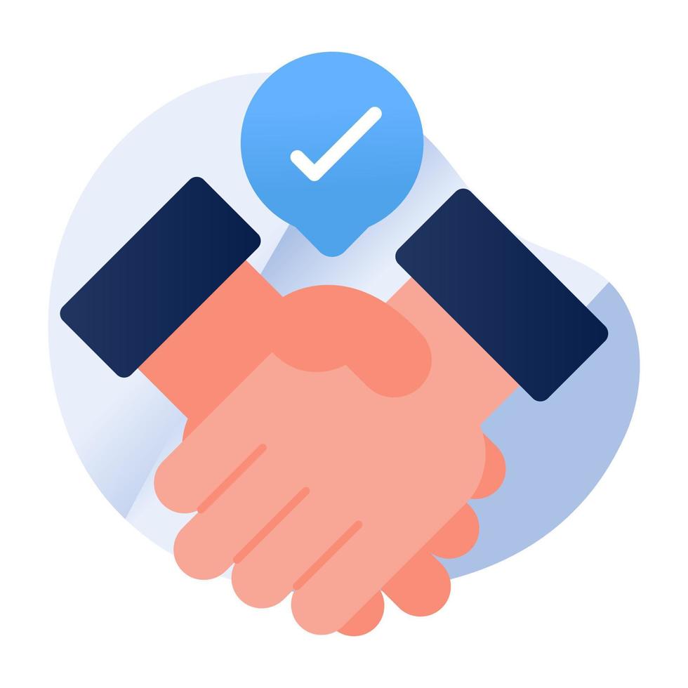 Premium download icon of handshake vector