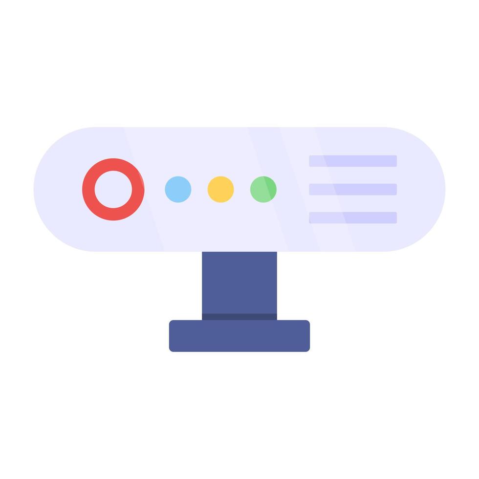 A flat design, icon of projector vector