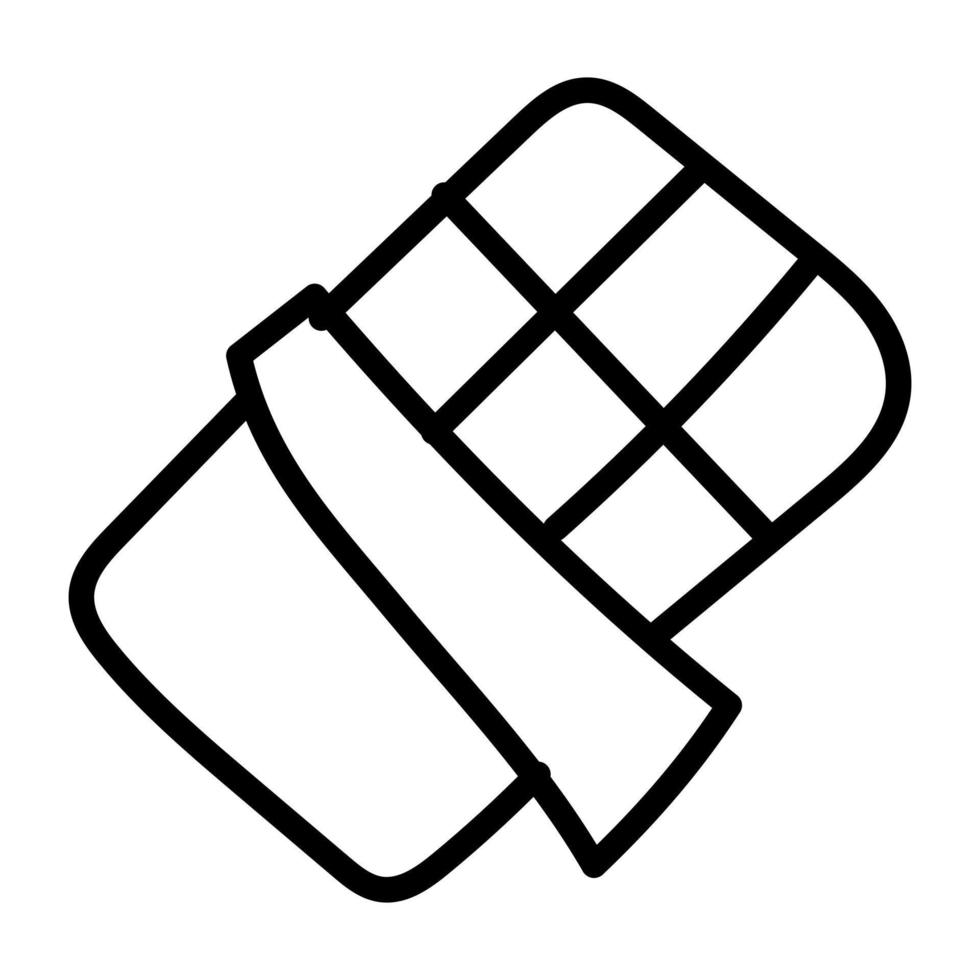 A premium download icon of chocolate bar vector