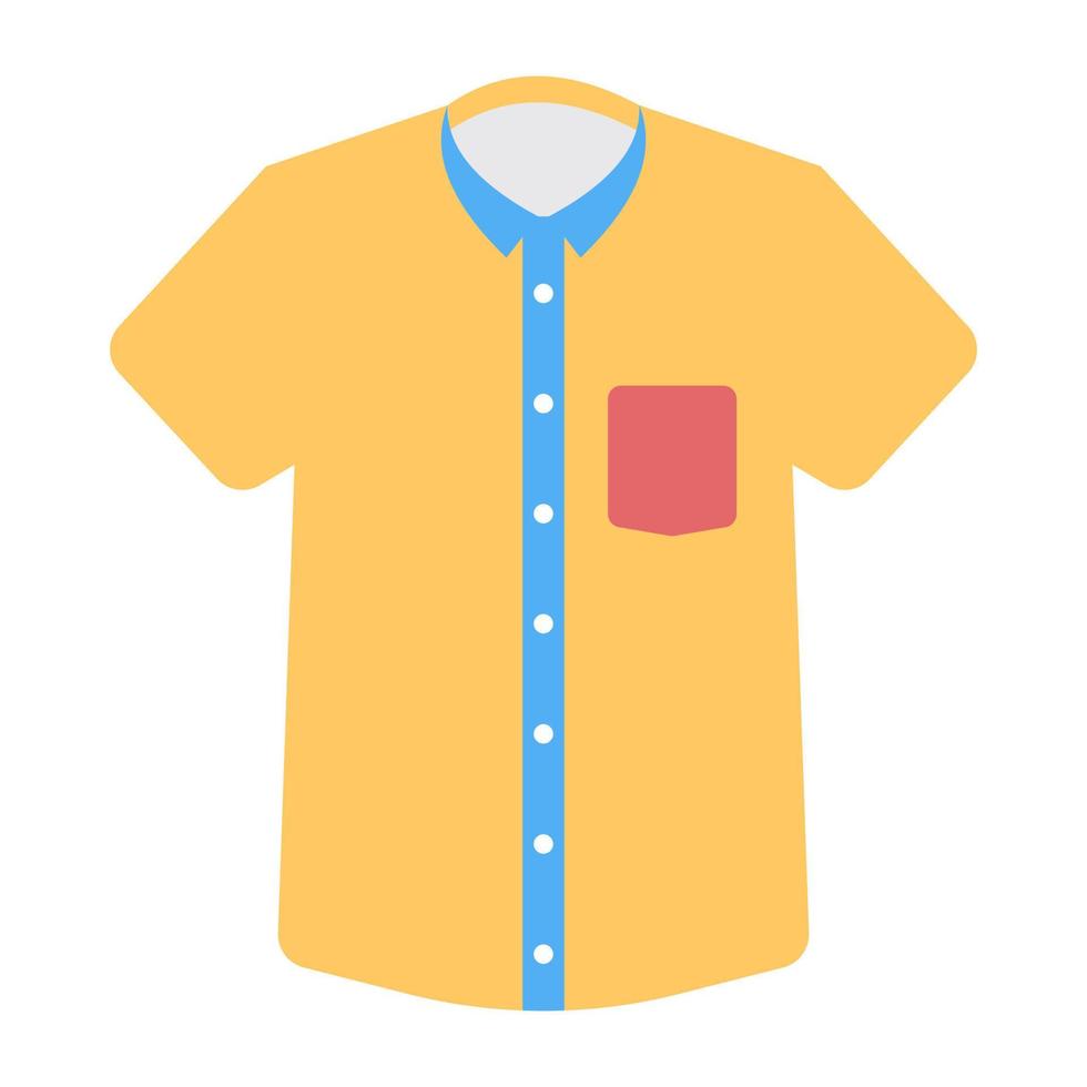 un icono de descarga premium de camisa vector