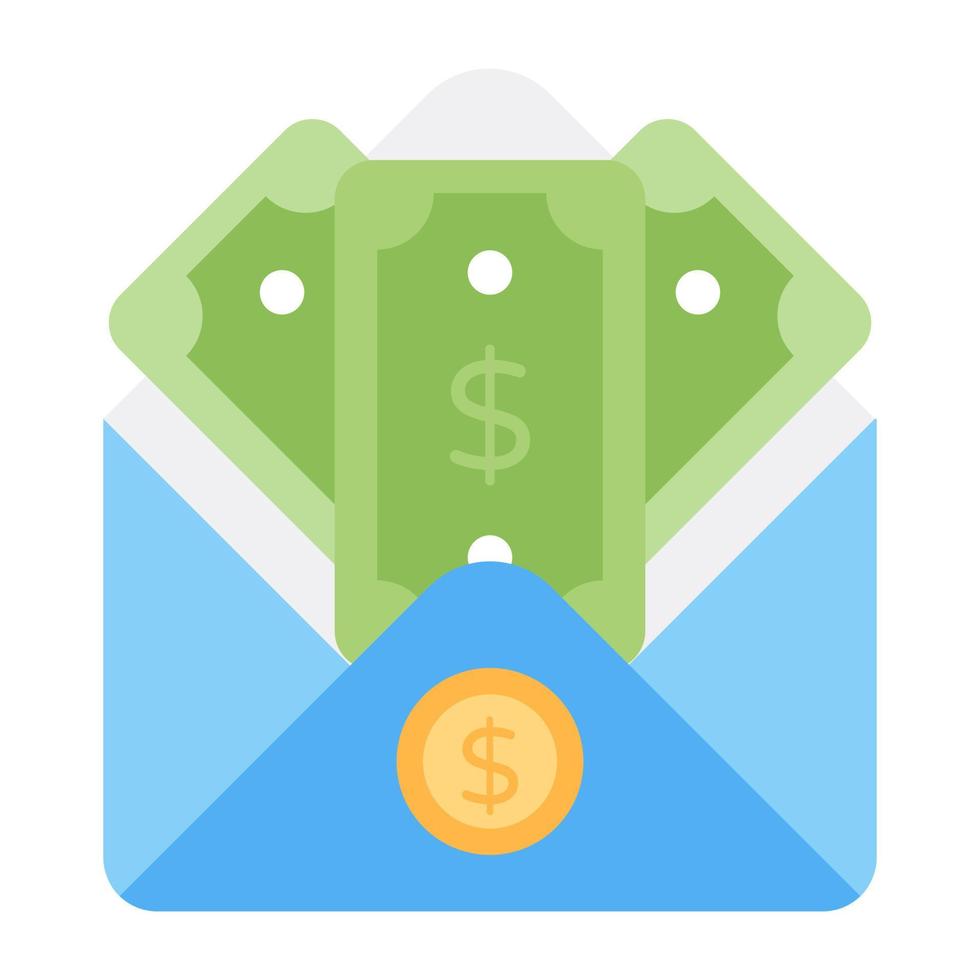 Cash and wallet finance icon vector