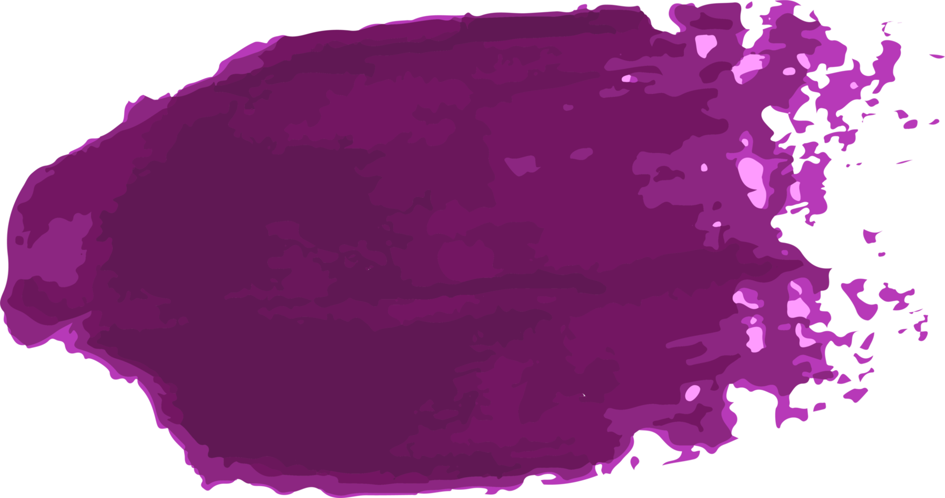 Violet Watercolor brush stroke png