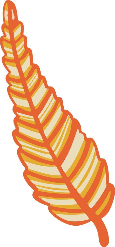 Leaf plant tree colorful drawing illustration symbol vector