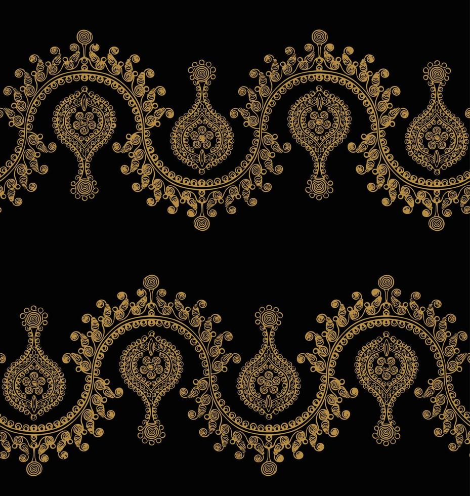 damask seamless pattern background. classical luxury old fashioned damask ornament, royal victorian seamless texture for wallpapers, textile, wrapping. exquisite floral baroque template vector